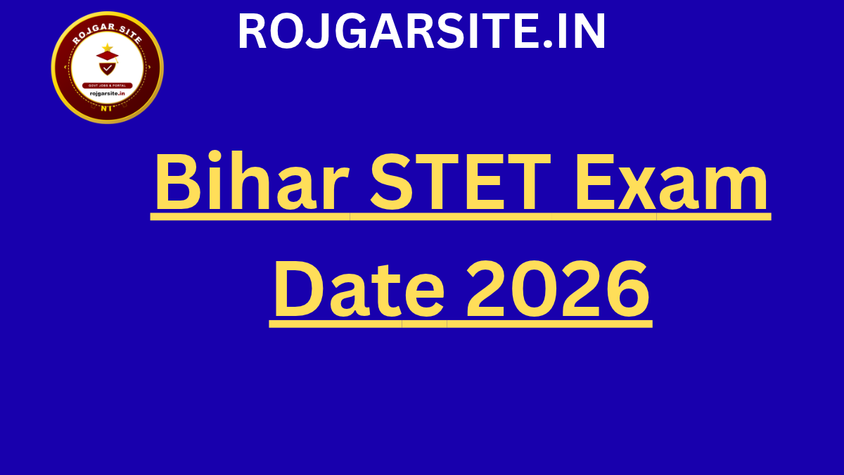 Bihar STET Exam Date 2026